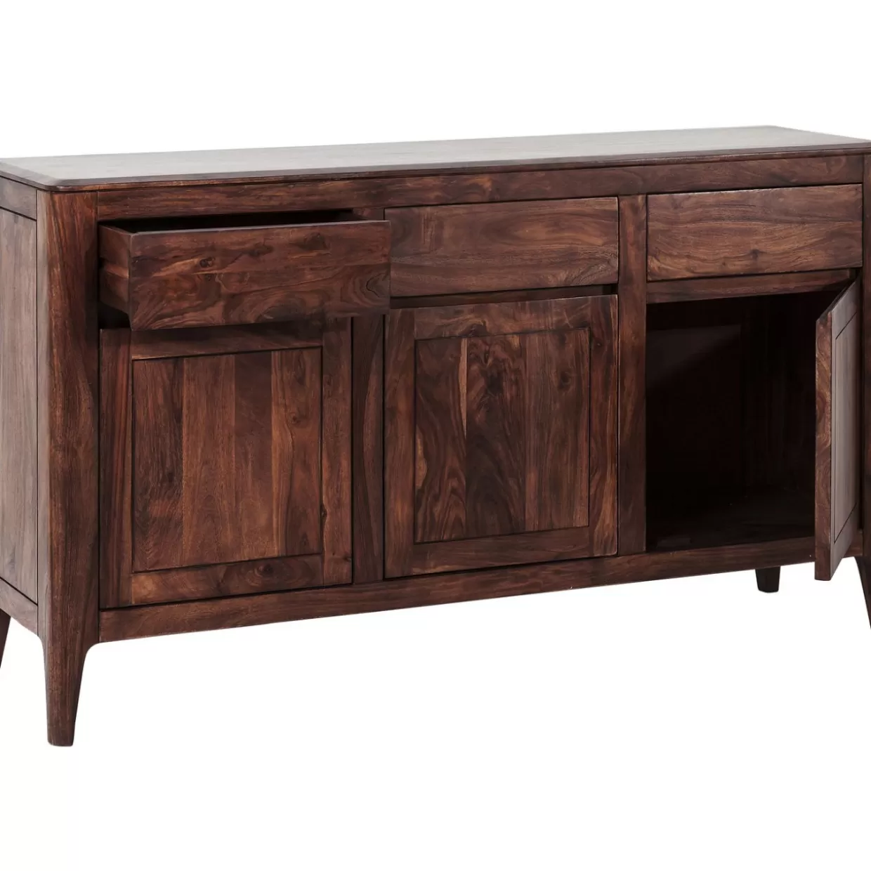 KARE Design - Comò e Credenze Moderne in Stile Brooklyn con Rifiniture in Noce Naturale