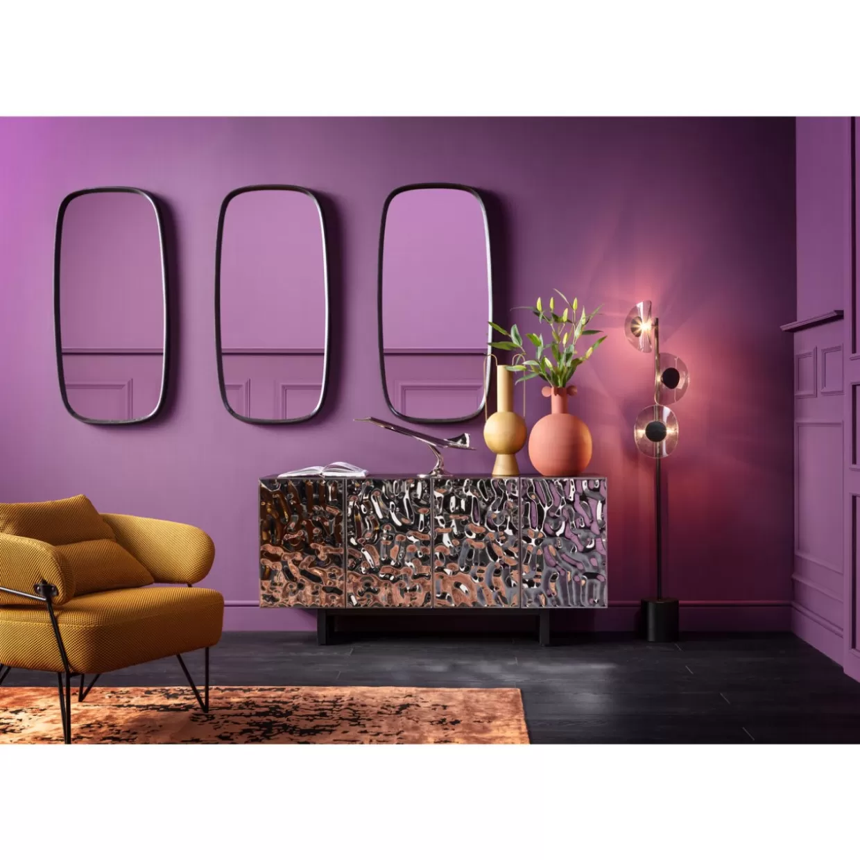Credenza Moderna Caldera con Design Elegante - 160x78 cm | Collezione Esclusiva Comò KARE Design