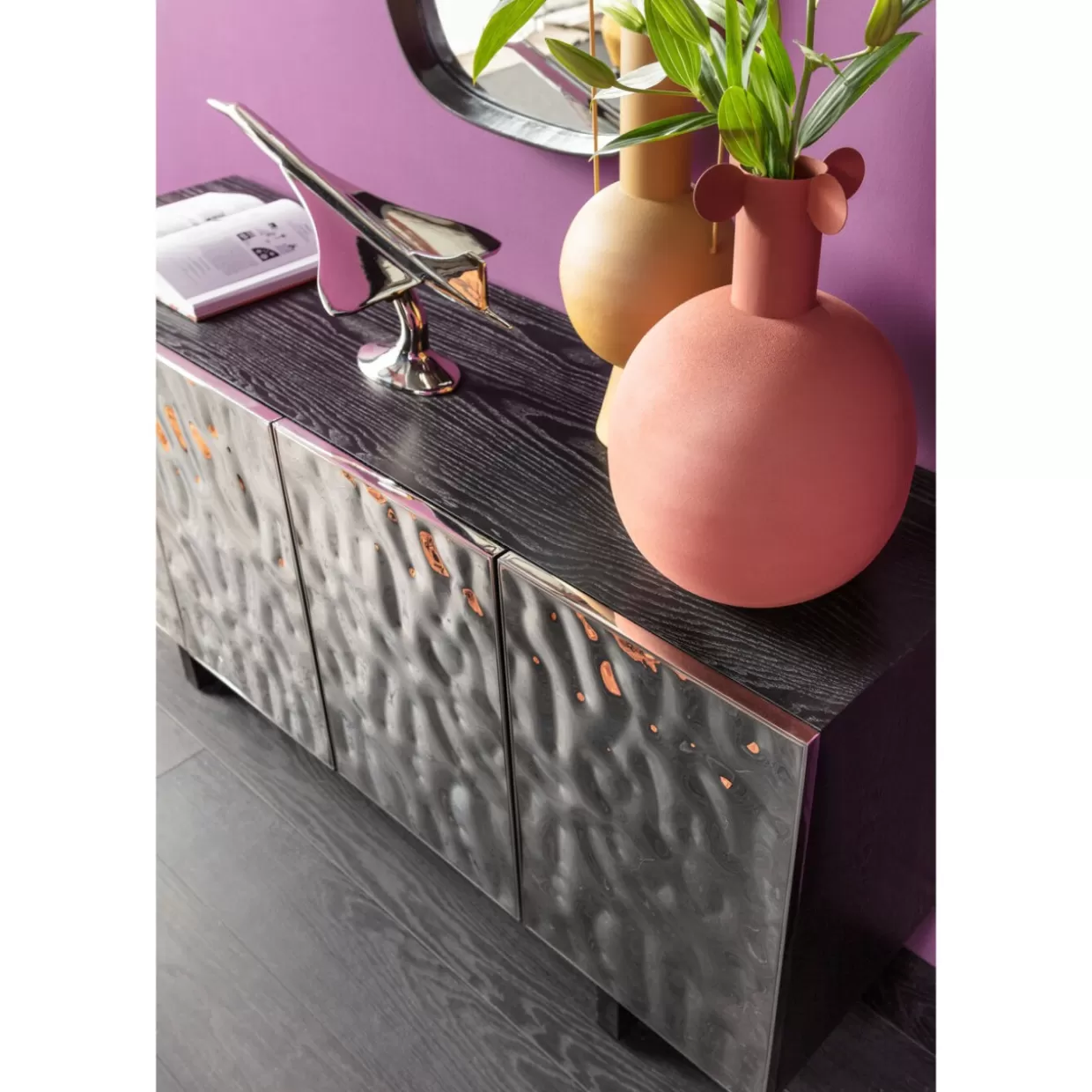 Credenza Moderna Caldera con Design Elegante - 160x78 cm | Collezione Esclusiva Comò KARE Design