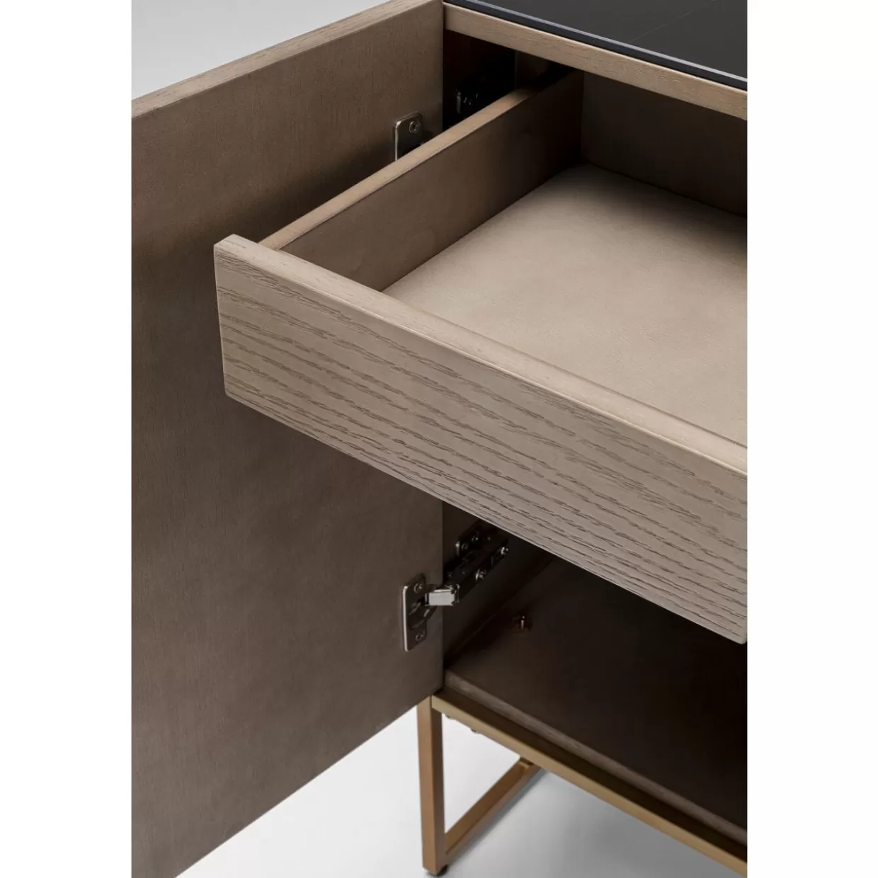 Credenza Moderna Cesaro KARE Design - Comò Soggiorno 160x76 cm, Arredamento Funzionale per Sala da Pranzo con Design Contemporaneo