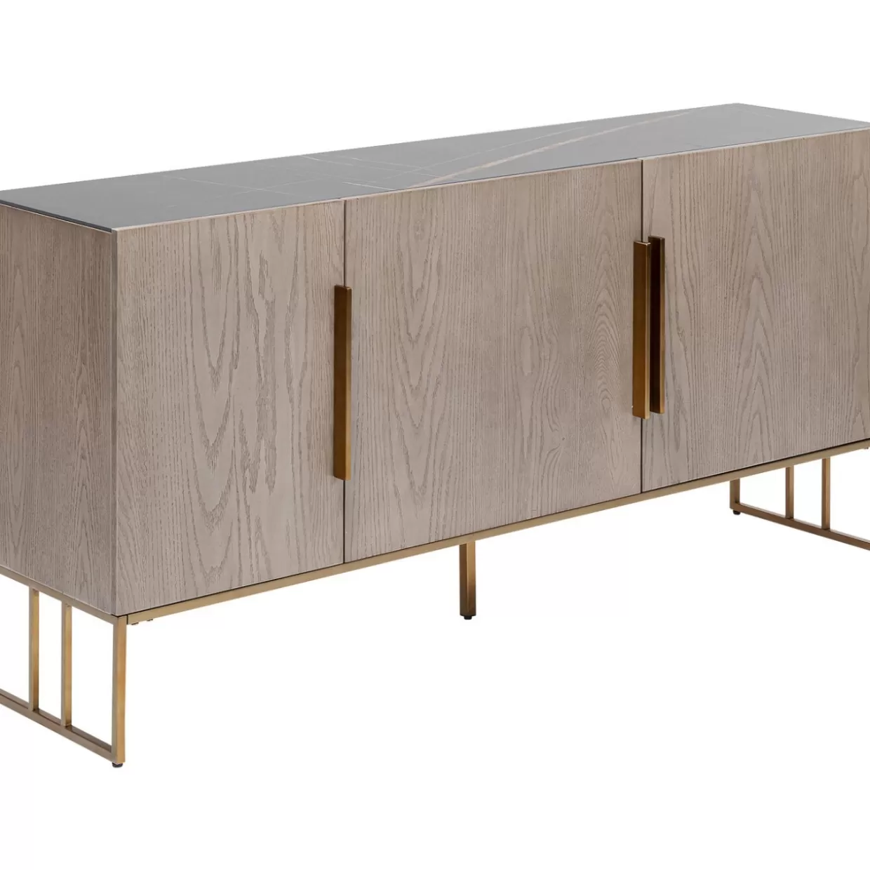 Credenza Moderna Cesaro KARE Design - Comò Soggiorno 160x76 cm, Arredamento Funzionale per Sala da Pranzo con Design Contemporaneo