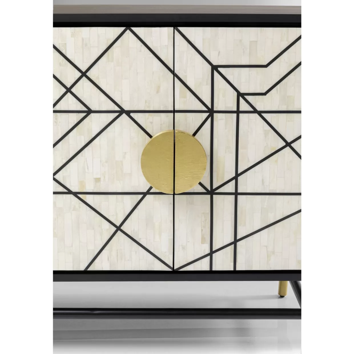 Credenza Moderna KARE Design per Soggiorno, Comò con Ante Laccate - Disponibile in Misura L.150 x P.80cm