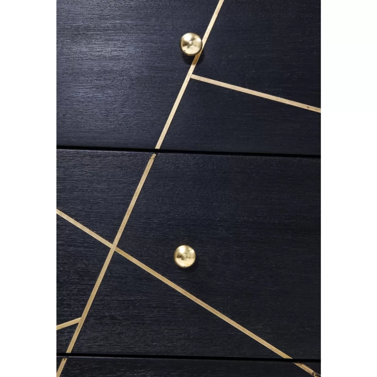 Credenza Decorativa KARE Design - Comò con Effetto Marmo con Venature Dorate · Mobili Eleganti per Soggiorno Moderno