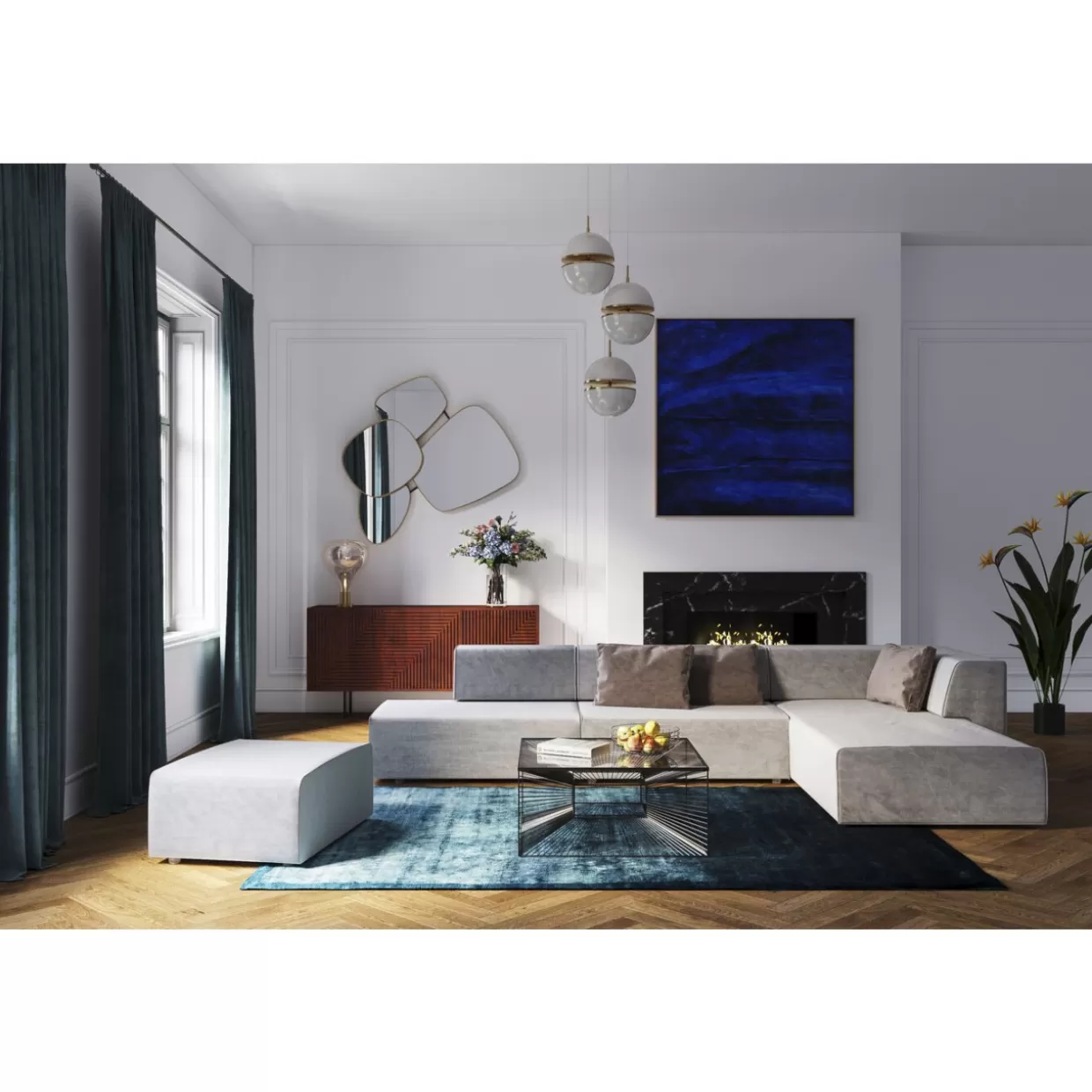 KARE Design Comò e Credenze con Finitura Scanalata - Mobili Sala da Pranzo Moderni con Design Unico