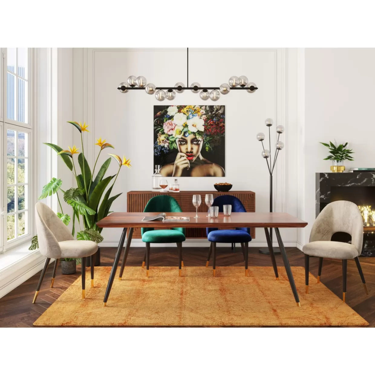 KARE Design Comò e Credenze con Finitura Scanalata - Mobili Sala da Pranzo Moderni con Design Unico