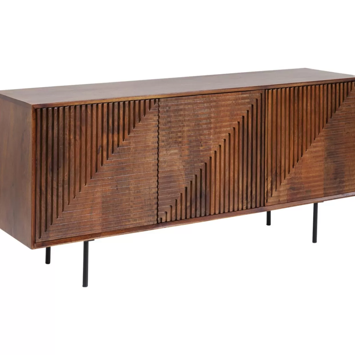 KARE Design Comò e Credenze con Finitura Scanalata - Mobili Sala da Pranzo Moderni con Design Unico