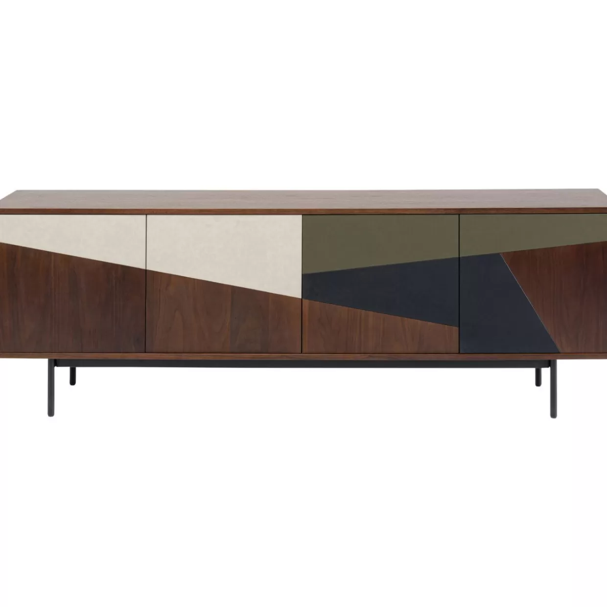 Credenza e Comò Moderni KARE Design - Modello Lamello in Colori Vivaci, 200 x 70 cm per Soggiorno Accogliente