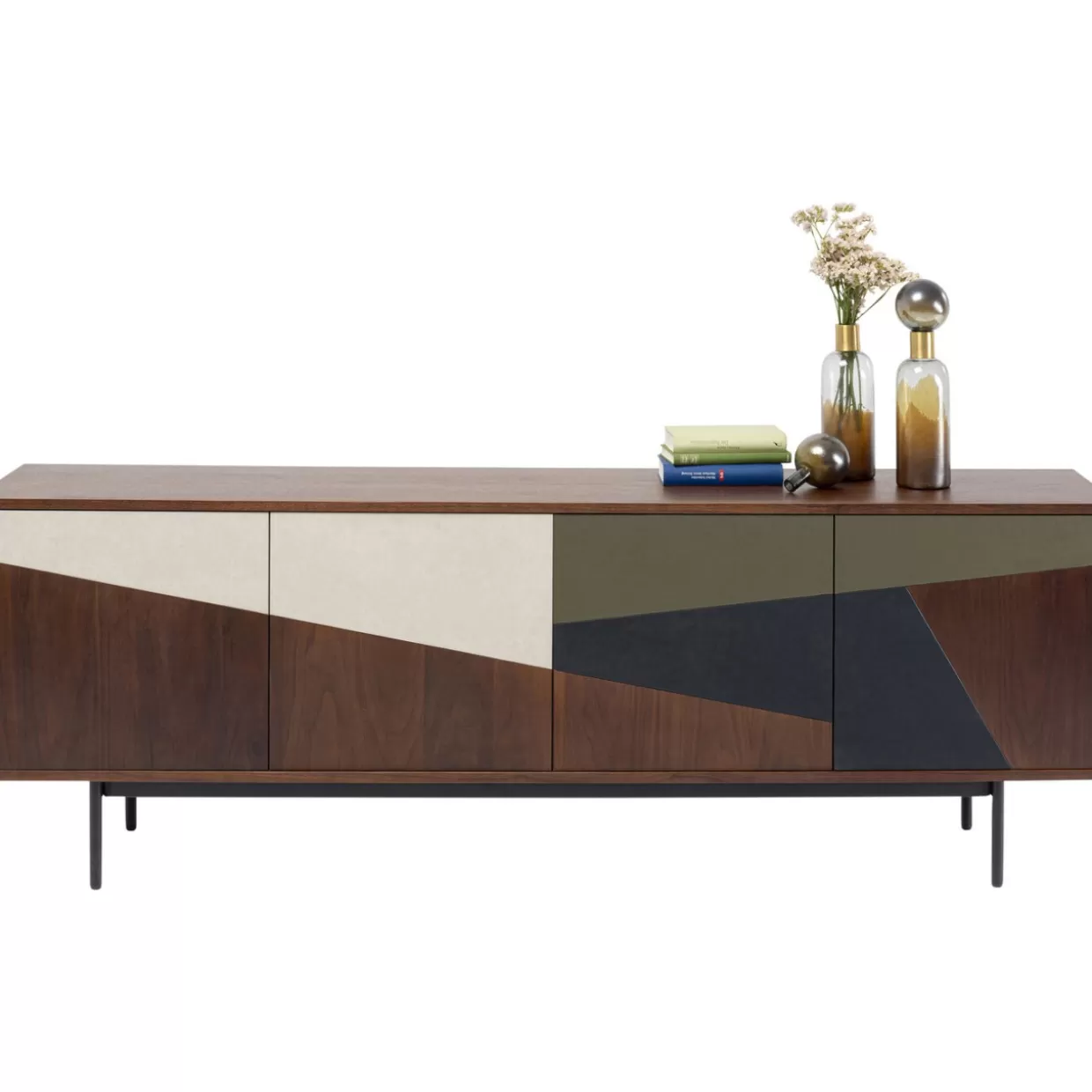 Credenza e Comò Moderni KARE Design - Modello Lamello in Colori Vivaci, 200 x 70 cm per Soggiorno Accogliente