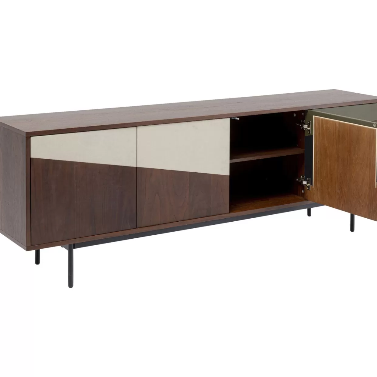 Credenza e Comò Moderni KARE Design - Modello Lamello in Colori Vivaci, 200 x 70 cm per Soggiorno Accogliente