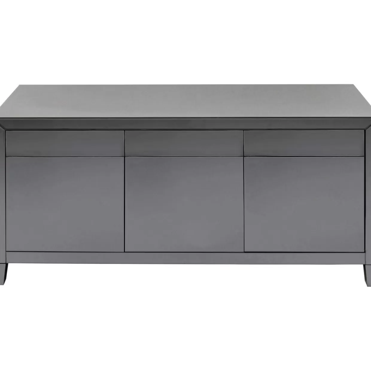 Comò e Credenze di Design KARE | Modello Luxury Push in Grigio Elegante con Apertura a Pressione