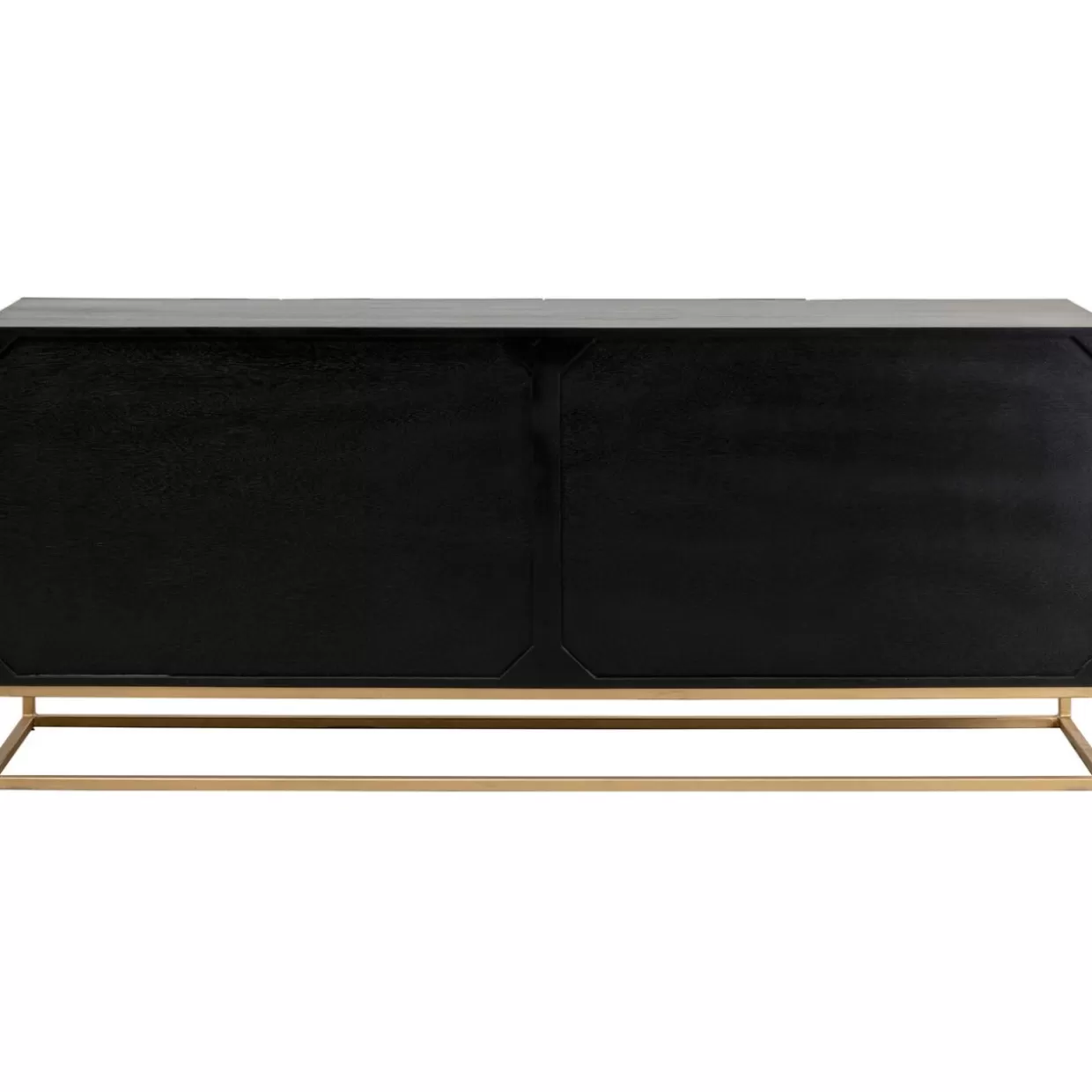 Credenza moderna KARE Design in legno effetto quercia scura - Mobile contenitore 177x75 cm per soggiorno elegante