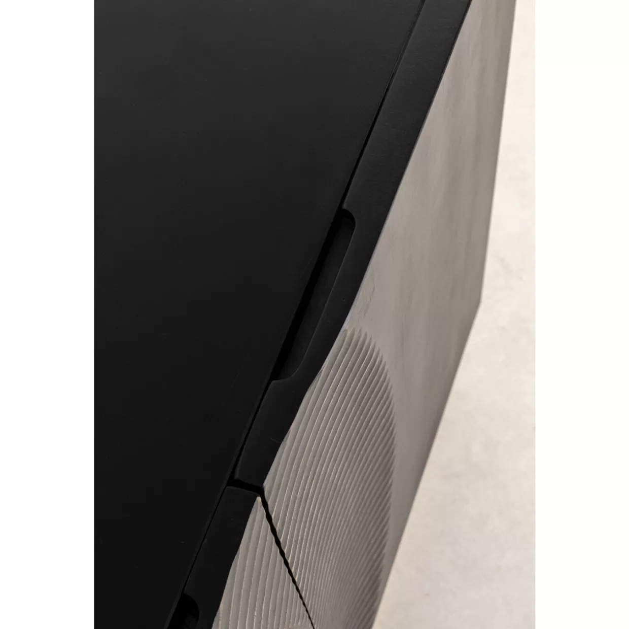 Credenza moderna KARE Design in legno effetto quercia scura - Mobile contenitore 177x75 cm per soggiorno elegante