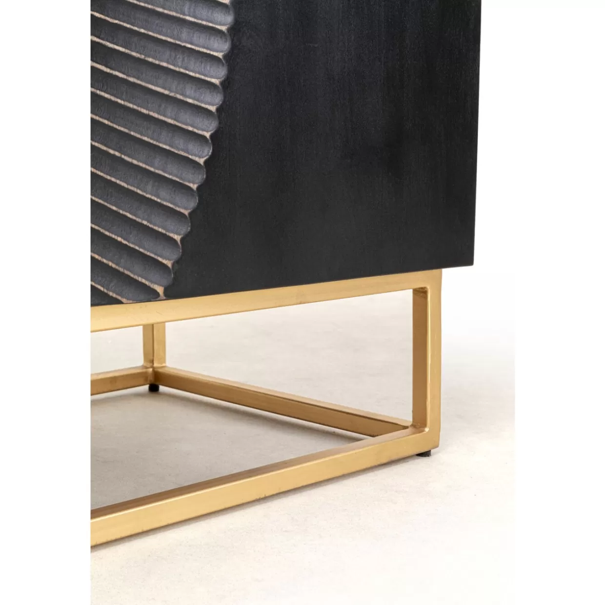 Credenza moderna KARE Design in legno effetto quercia scura - Mobile contenitore 177x75 cm per soggiorno elegante