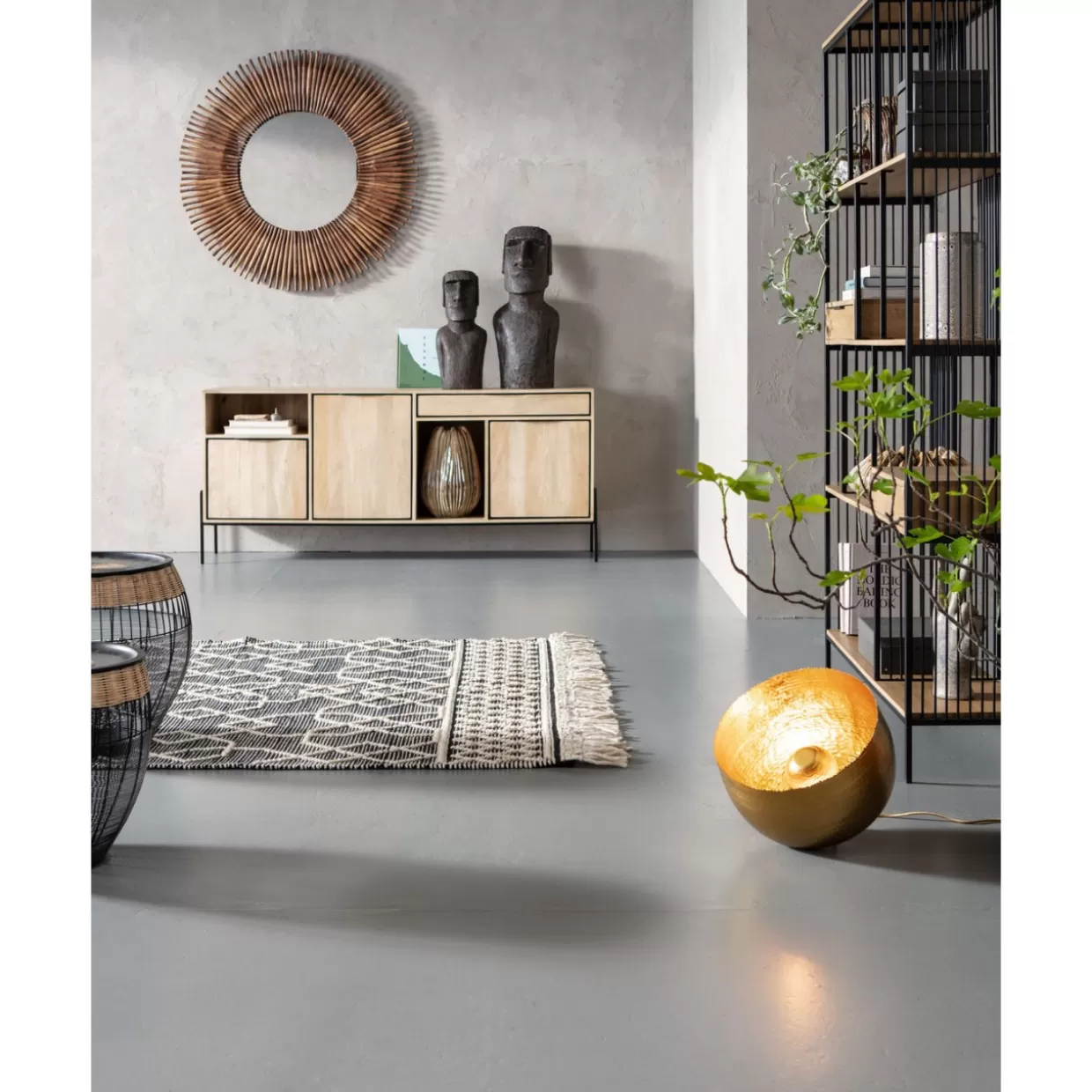 KARE Design - Credenza Modena con Comò Coordinati, Design Esclusivo per Soggiorno e Sala da Pranzo
