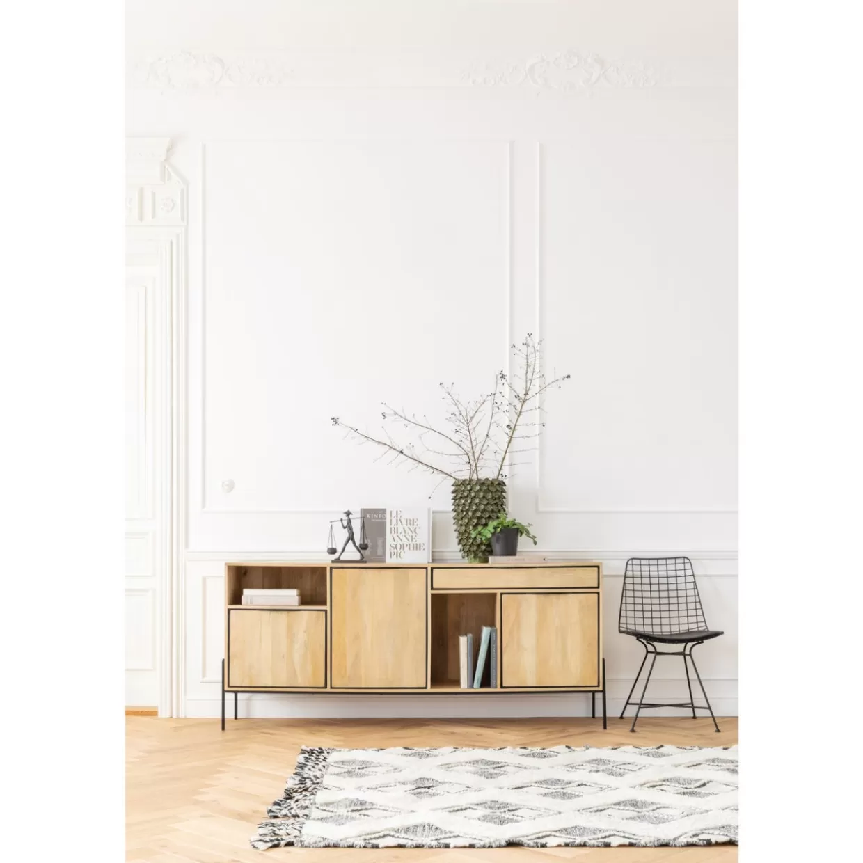 KARE Design - Credenza Modena con Comò Coordinati, Design Esclusivo per Soggiorno e Sala da Pranzo