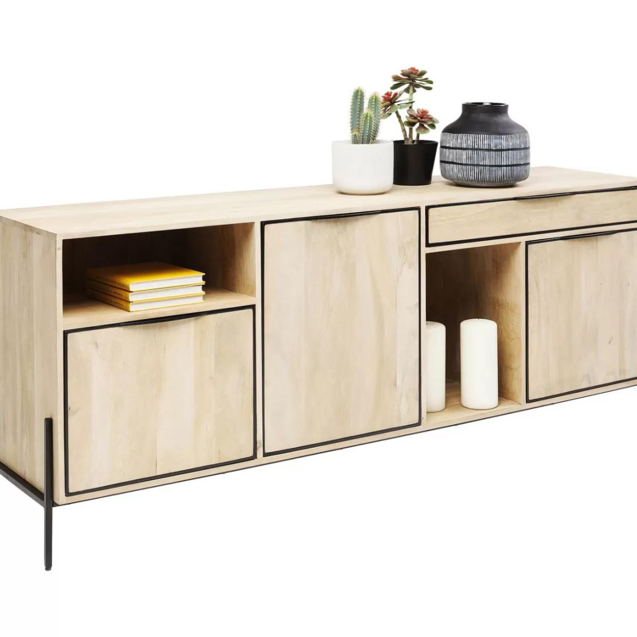 KARE Design - Credenza Modena con Comò Coordinati, Design Esclusivo per Soggiorno e Sala da Pranzo