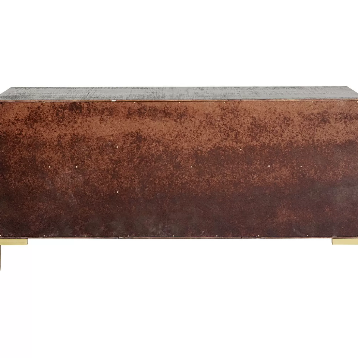 Credenza Moderna Olbia in Tonalità Scura KARE Design - Mobile Soggiorno 160x77 cm con Finiture Eleganti e Struttura Durevole