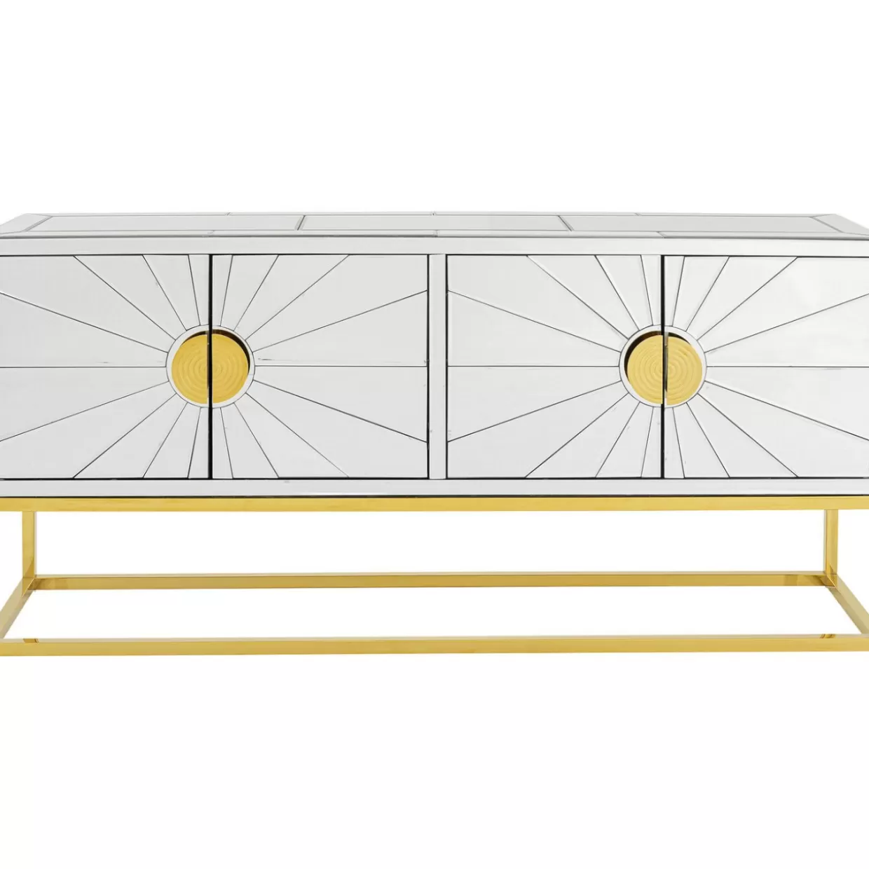 KARE Design - Credenza Regina con Comò, 162x77 cm - Credenza Elegante con Design Moderno e Ampio Spazio