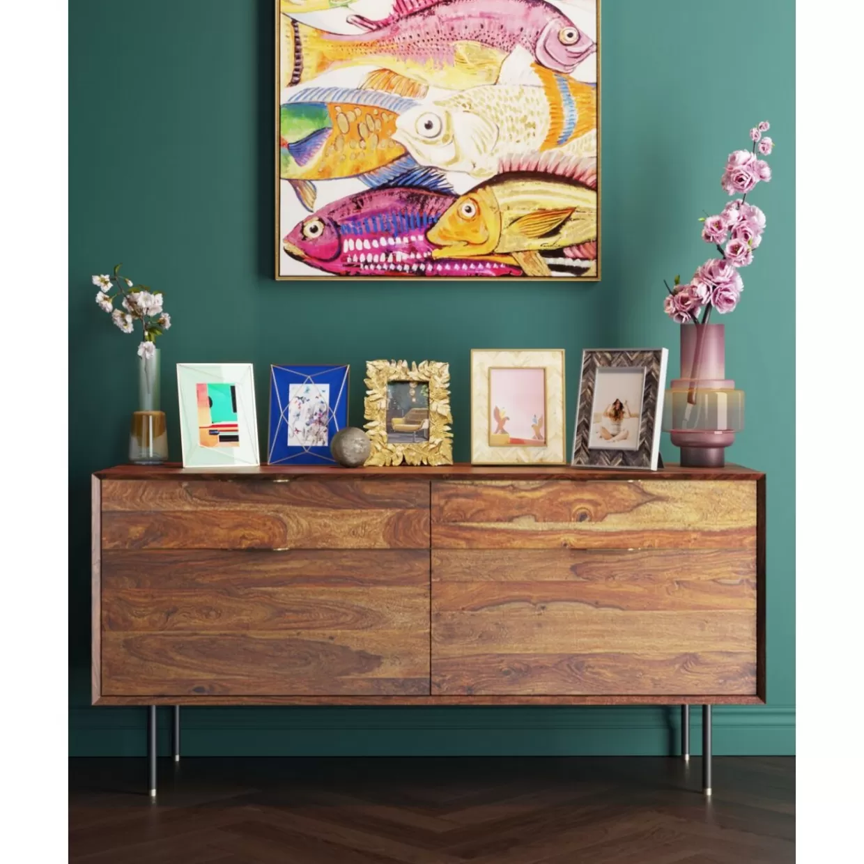 Credenza funzionale Ravello 140 - Cassettiera moderna con design elegante e struttura resistente | Collezione esclusiva KARE per soggiorni raffinati