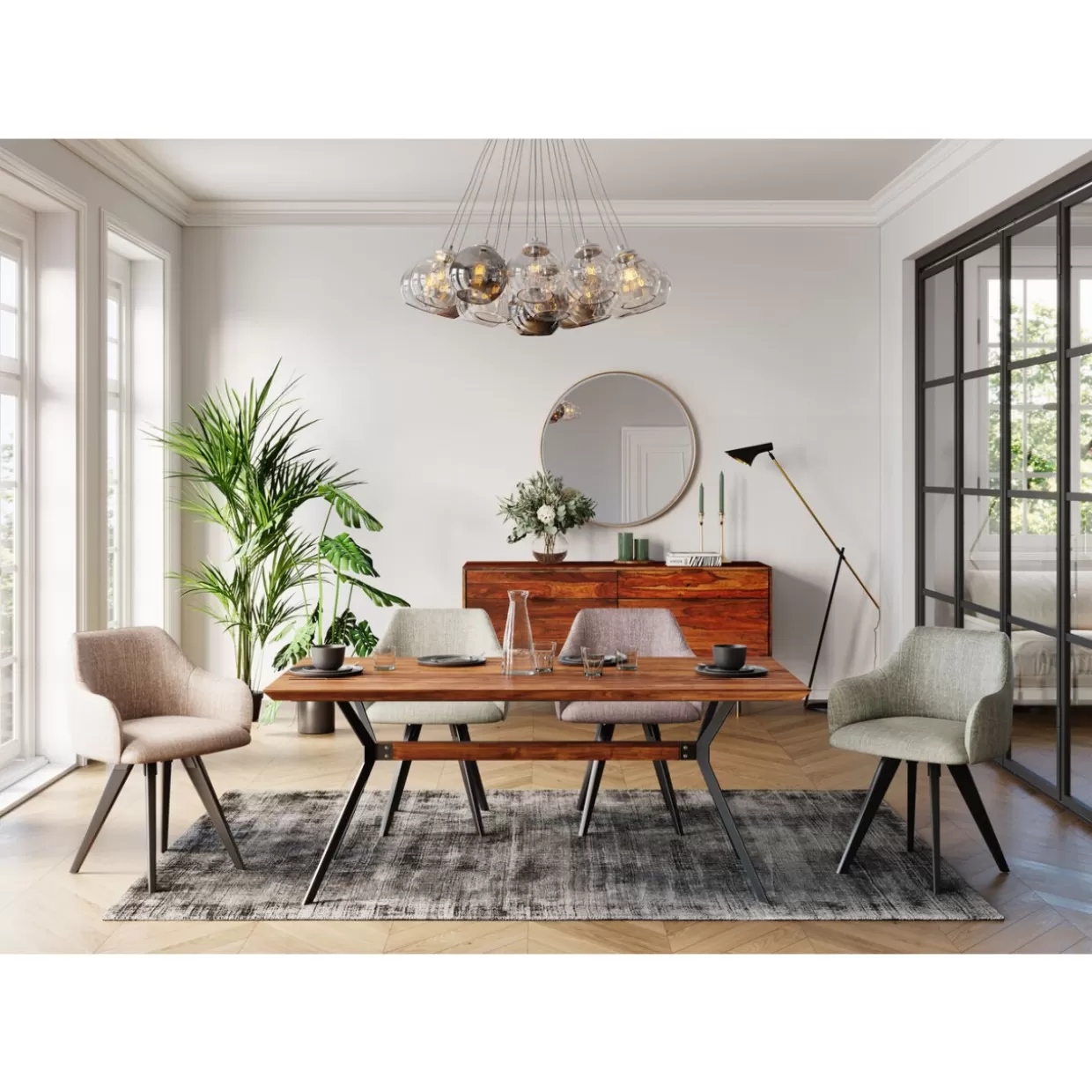 Credenza funzionale Ravello 140 - Cassettiera moderna con design elegante e struttura resistente | Collezione esclusiva KARE per soggiorni raffinati