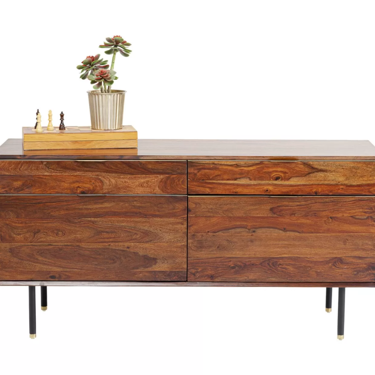Credenza funzionale Ravello 140 - Cassettiera moderna con design elegante e struttura resistente | Collezione esclusiva KARE per soggiorni raffinati