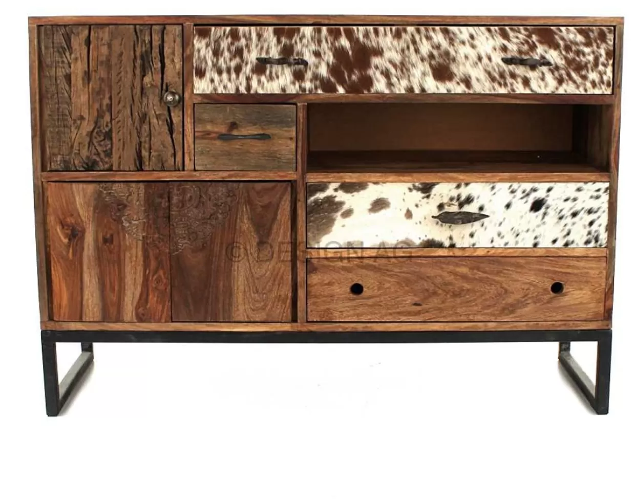Design KARE: Comò Moderni e Credenze Eleganti per il Soggiorno | Credenza Stilistica con Motivo Rodeo, Mobile Sala da Pranzo