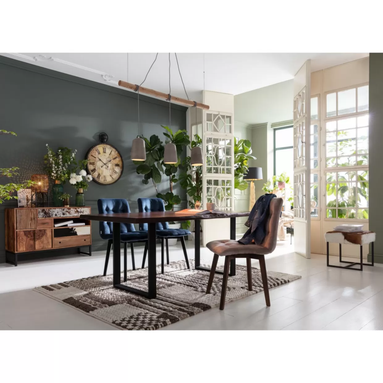 Design KARE: Comò Moderni e Credenze Eleganti per il Soggiorno | Credenza Stilistica con Motivo Rodeo, Mobile Sala da Pranzo