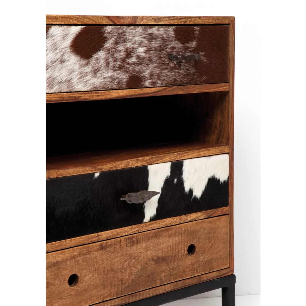 Design KARE: Comò Moderni e Credenze Eleganti per il Soggiorno | Credenza Stilistica con Motivo Rodeo, Mobile Sala da Pranzo