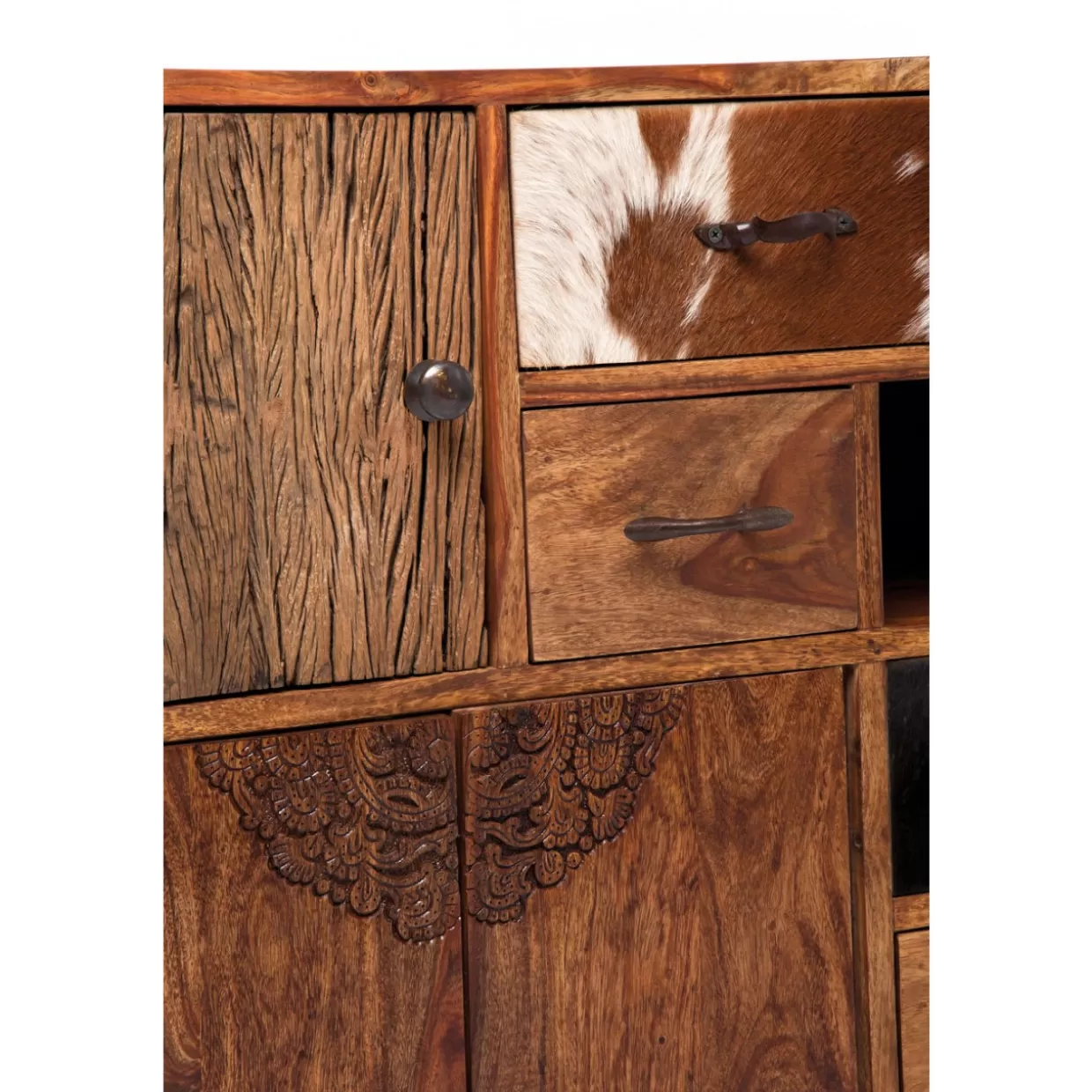 Design KARE: Comò Moderni e Credenze Eleganti per il Soggiorno | Credenza Stilistica con Motivo Rodeo, Mobile Sala da Pranzo