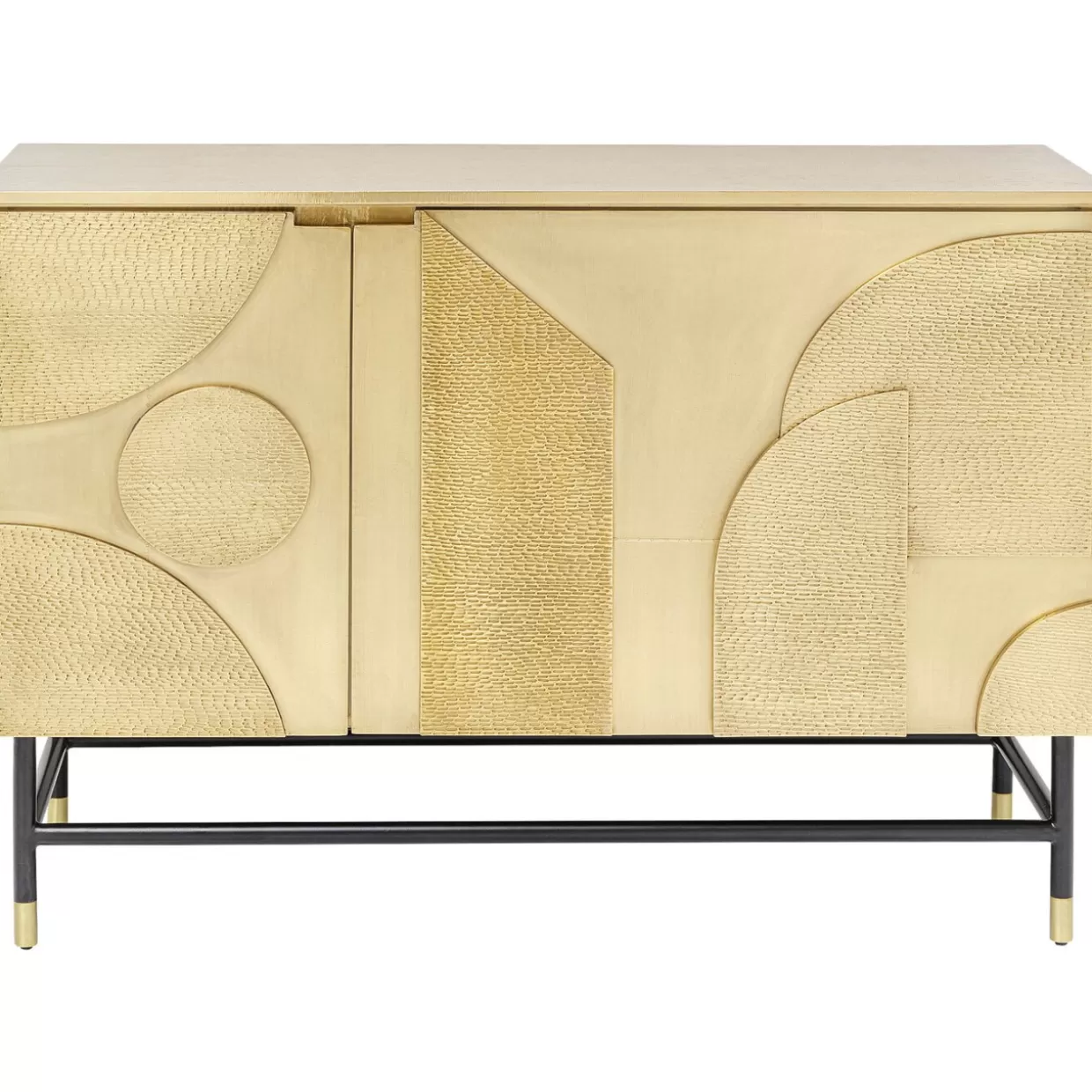 Credenza Solaris KARE Design - Comò moderno con ante lisce, dimensioni 123x87 cm per soggiorno elegante