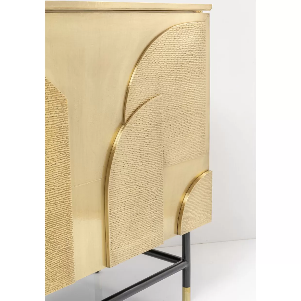 Credenza Solaris KARE Design - Comò moderno con ante lisce, dimensioni 123x87 cm per soggiorno elegante