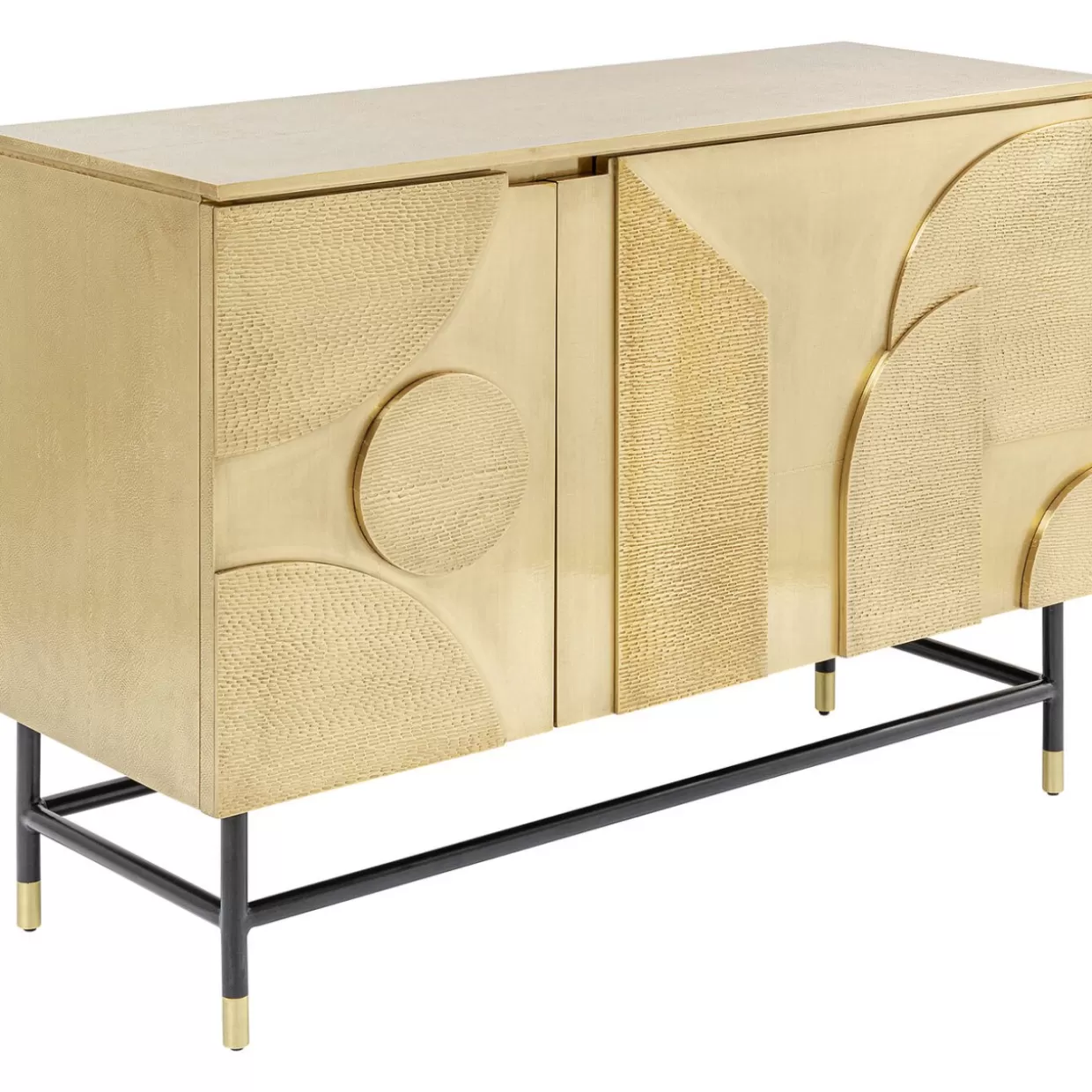 Credenza Solaris KARE Design - Comò moderno con ante lisce, dimensioni 123x87 cm per soggiorno elegante