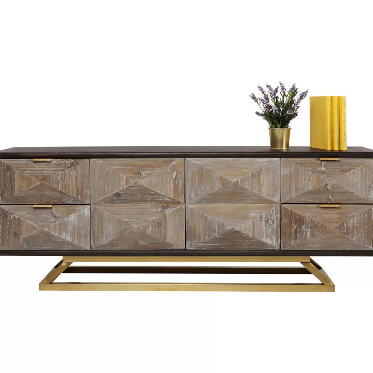 Credenza Triangolo e Comò Moderni | Design Geometrico KARE per Arredi Eleganti