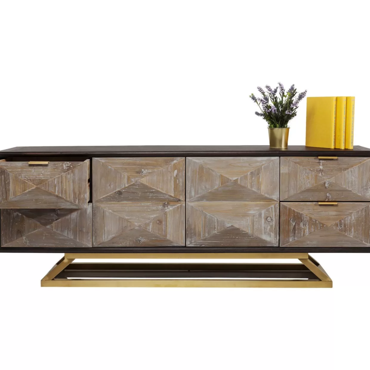 Credenza Triangolo e Comò Moderni | Design Geometrico KARE per Arredi Eleganti