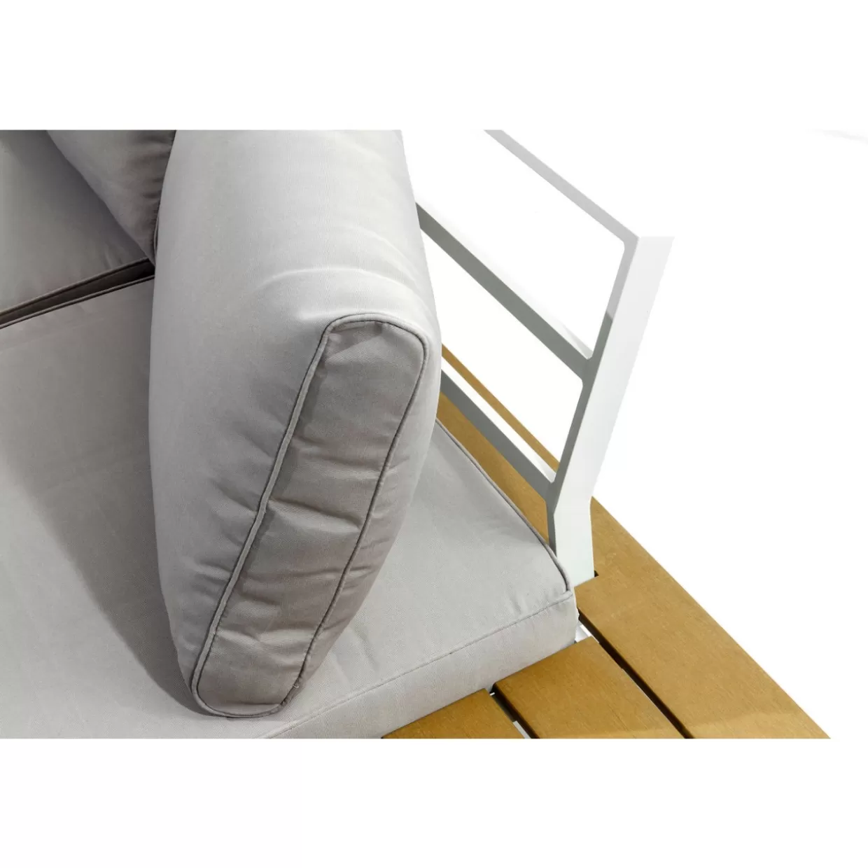 KARE Design - Set da Esterno Elegante Holiday Bianco, 4 Pezzi per Relax all'Aperto