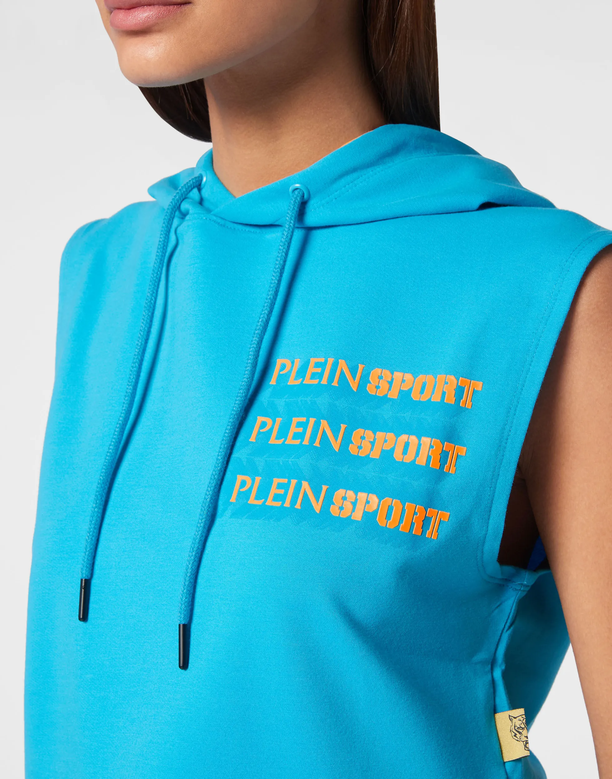 Felpa Senza Maniche con Cappuccio - Design Sportivo Femminile Plein Sport