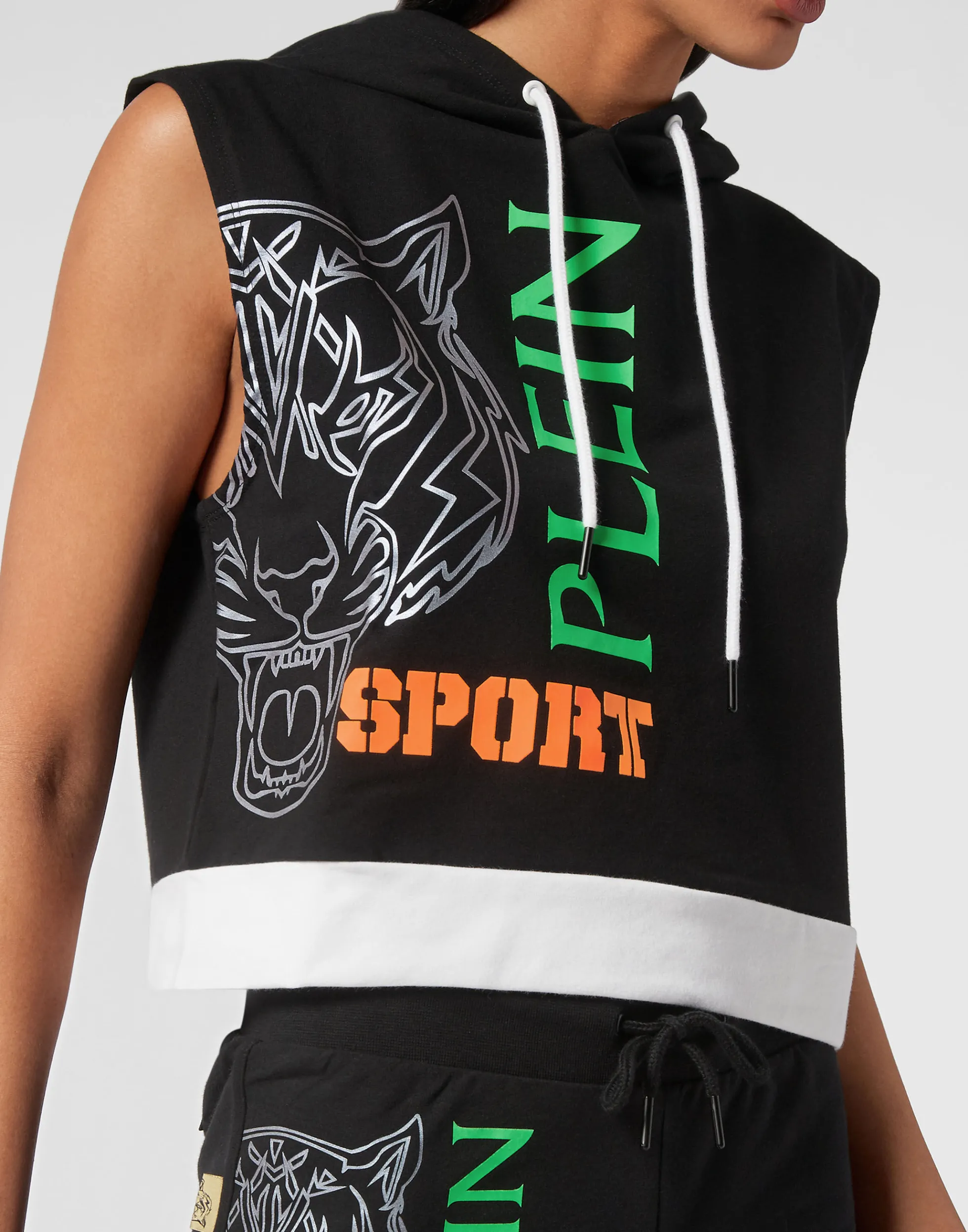 Felpa Sportiva Senza Maniche con Cappuccio - Design Moderno per Donne Attive, Capispalla Leggero per Allenamento Outdoor
