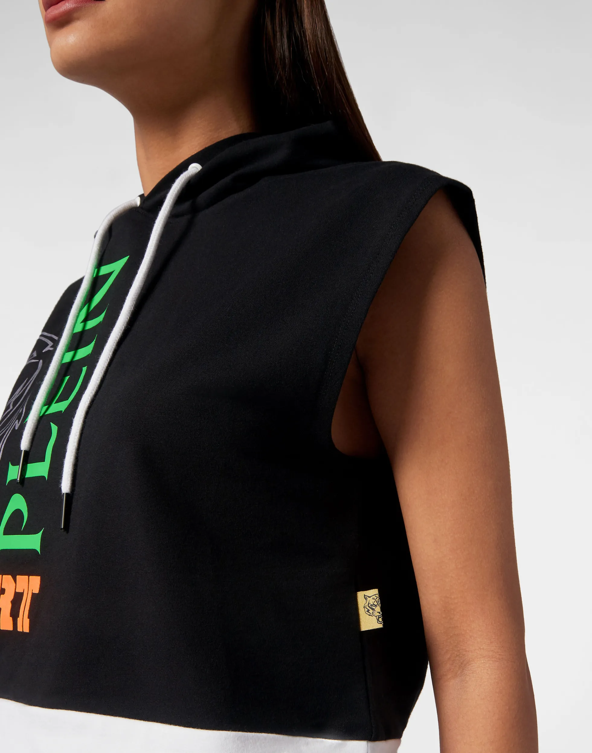 Felpa Sportiva Senza Maniche con Cappuccio - Design Moderno per Donne Attive, Capispalla Leggero per Allenamento Outdoor