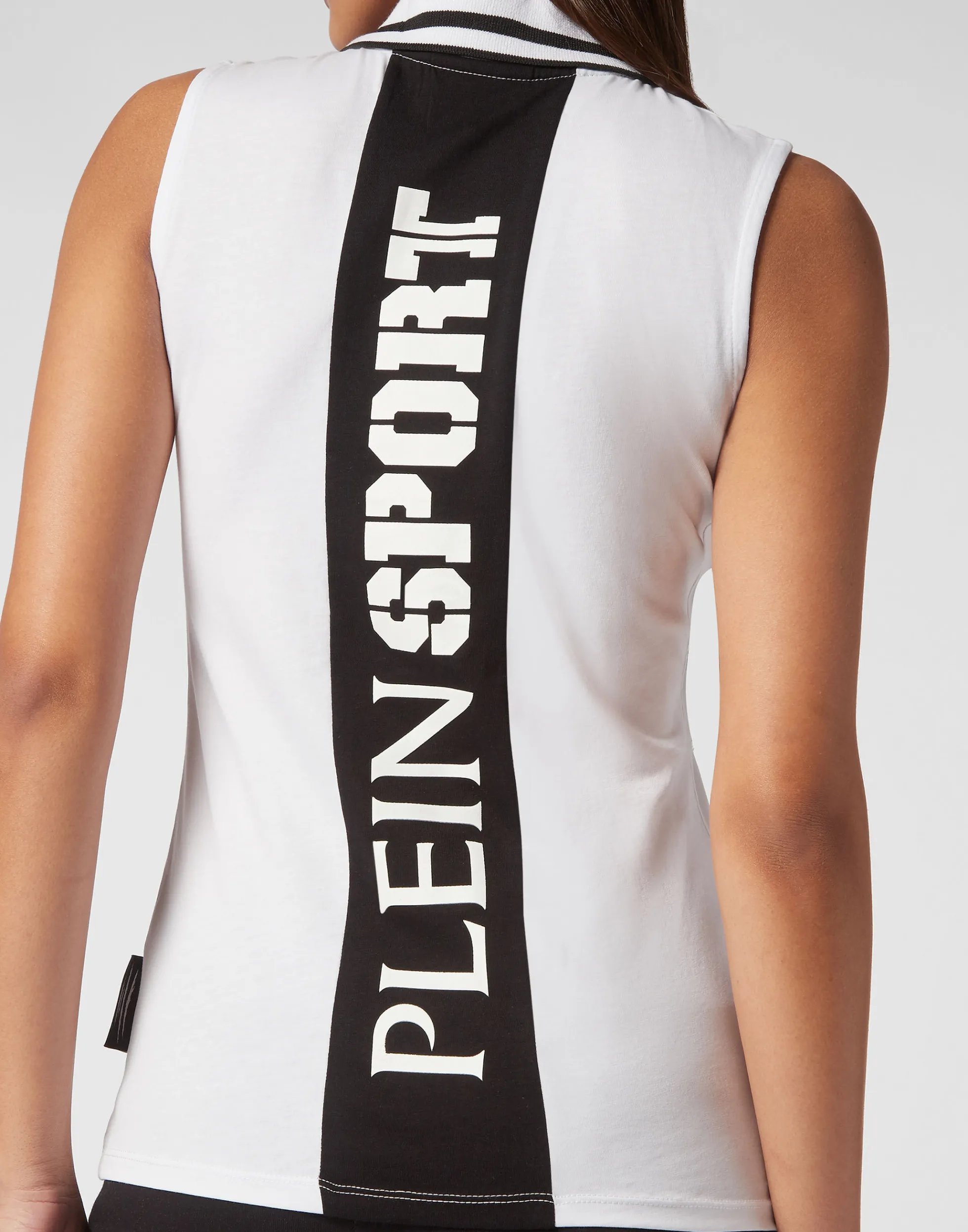 Polo Sportivo Senza Maniche per Donna - Design Moderno e Confortevole da Plein Sport