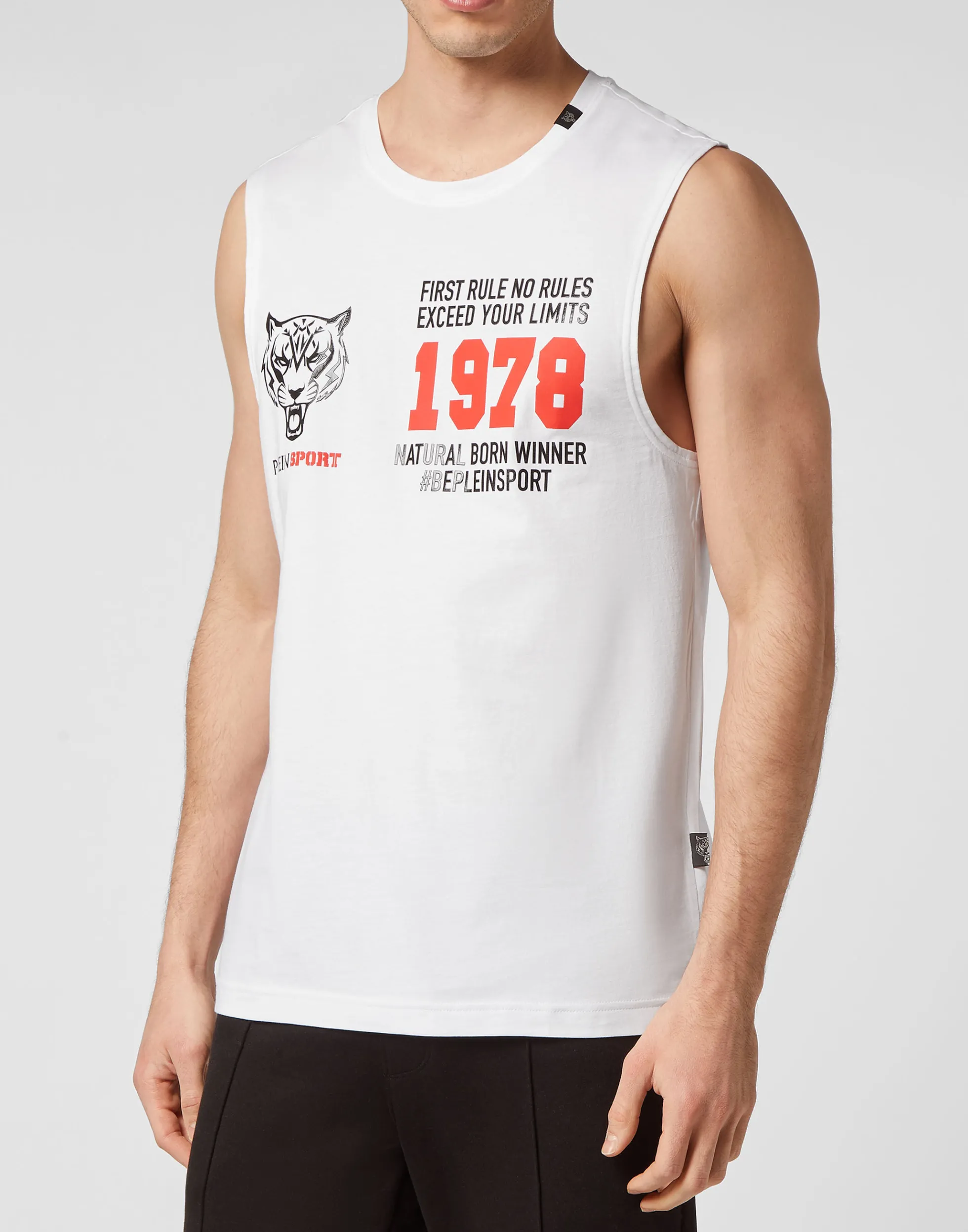 Canotta Sportiva Uomo Plein - Design Senza Maniche per Allenamento Intenso