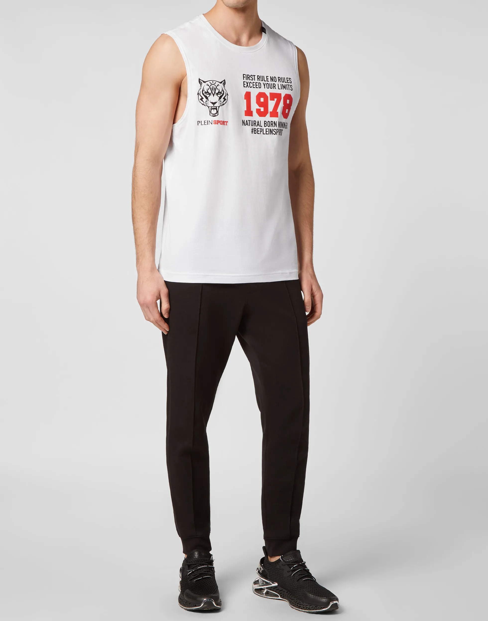 Canotta Sportiva Uomo Plein - Design Senza Maniche per Allenamento Intenso