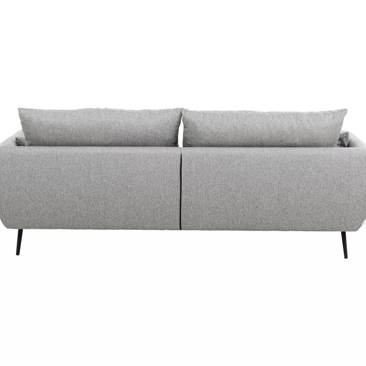 KARE Design - Elegante Divano Moderno Amalfi a 2 Posti, Grigio Antracite, Larghezza 219 cm, Rivestimento in Tessuto Resistente