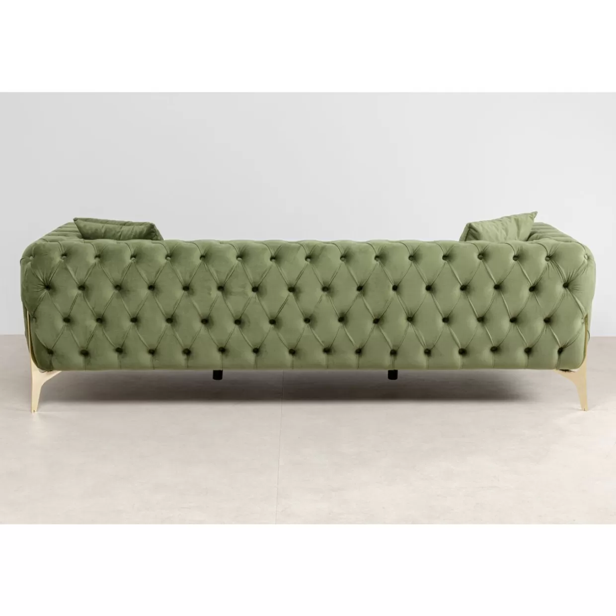 Divano Bellissima 3 Posti in Tonalità Smeraldo - KARE Design Sofà Moderno 240 cm per Soggiorno Elegante