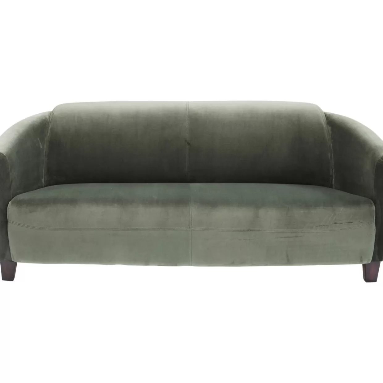 Divano Lounge Cigar Elegante, 3 Posti in Tessuto Verde – Design Esclusivo KARE