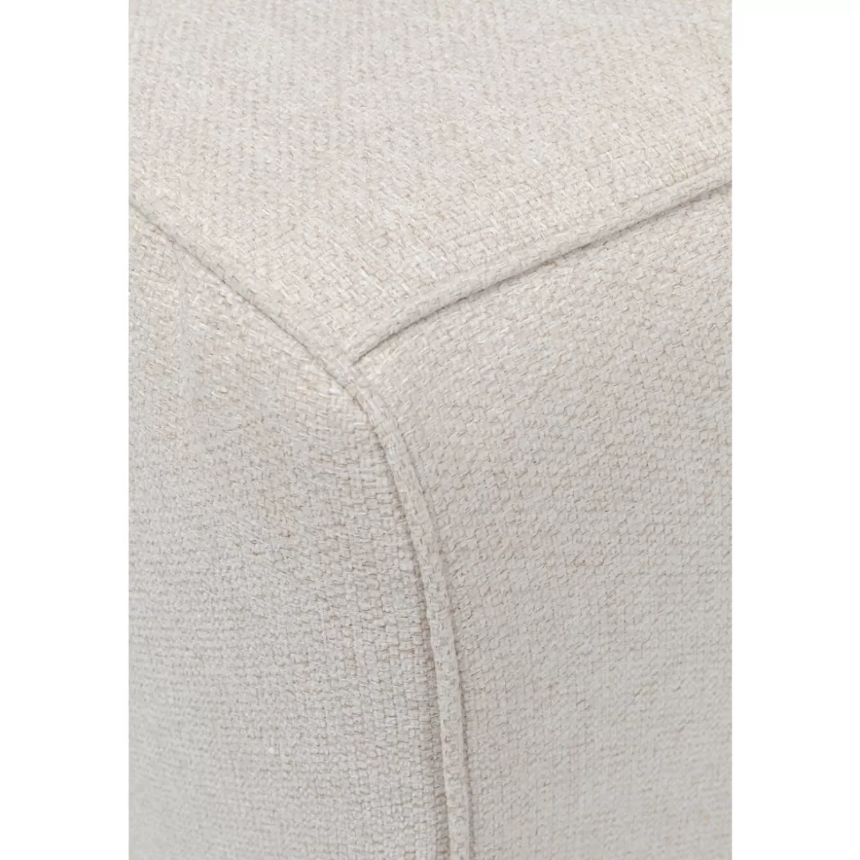 KARE Design: Divano Moderno Cubetto 3 Posti in Crema, Confortevole Sofà da Soggiorno 220 cm con Design Pulito

（：