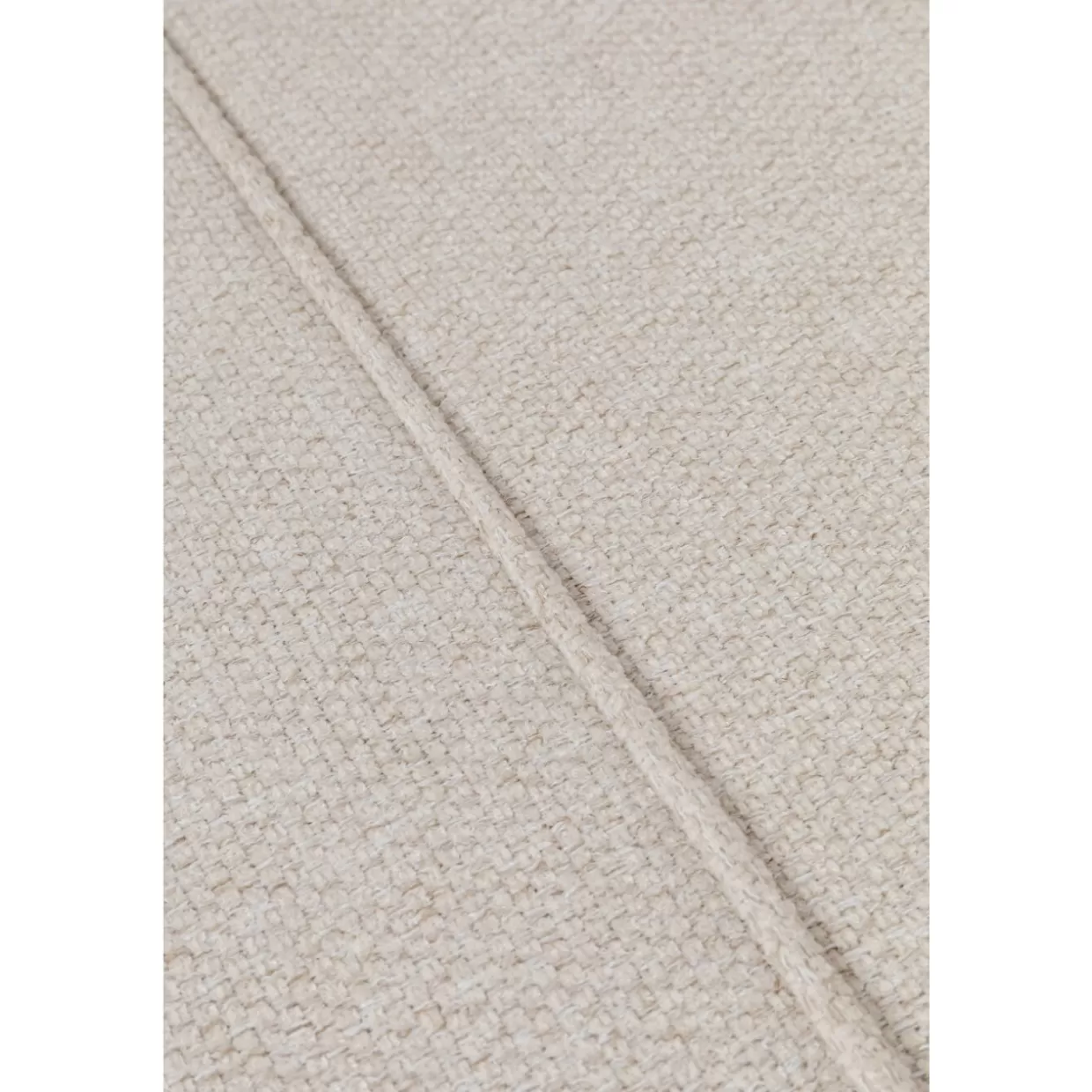 KARE Design: Divano Moderno Cubetto 3 Posti in Crema, Confortevole Sofà da Soggiorno 220 cm con Design Pulito

（：