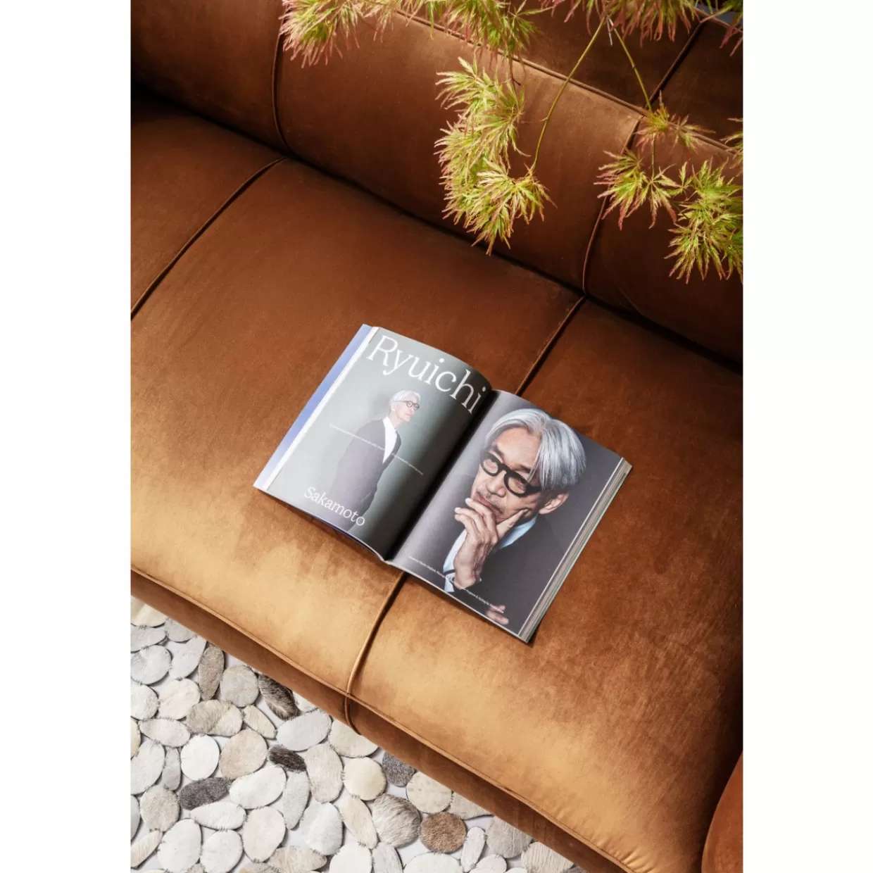 Divano Cubetto 3 Posti in Velluto Marrone - Design Esclusivo KARE | Comfort Ottimale per Soggiorni Moderni