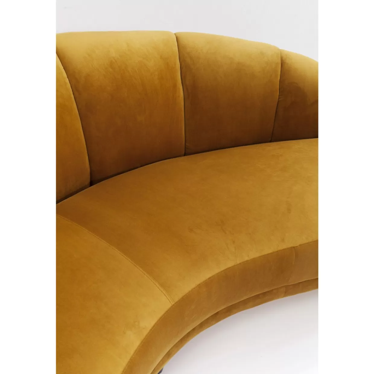 KARE Design - Divano Dschinn 3 Posti in Ambra, Moderno Soggiorno 233 cm, Comodo per Salotti 

(：Ambra，)