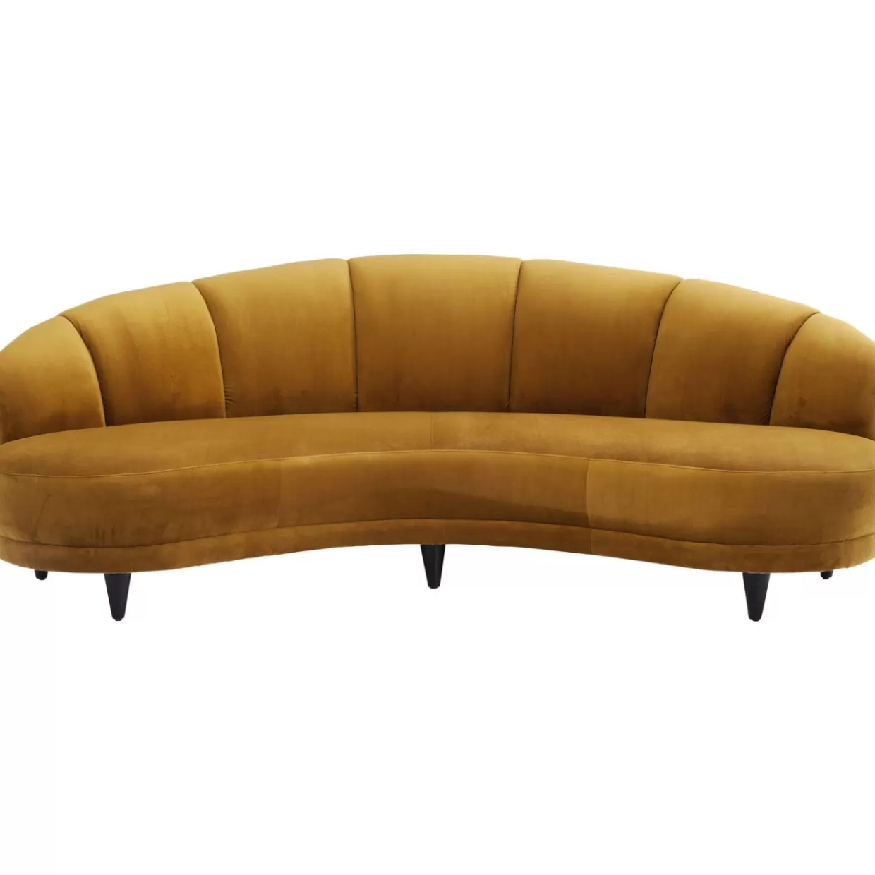 KARE Design - Divano Dschinn 3 Posti in Ambra, Moderno Soggiorno 233 cm, Comodo per Salotti 

(：Ambra，)