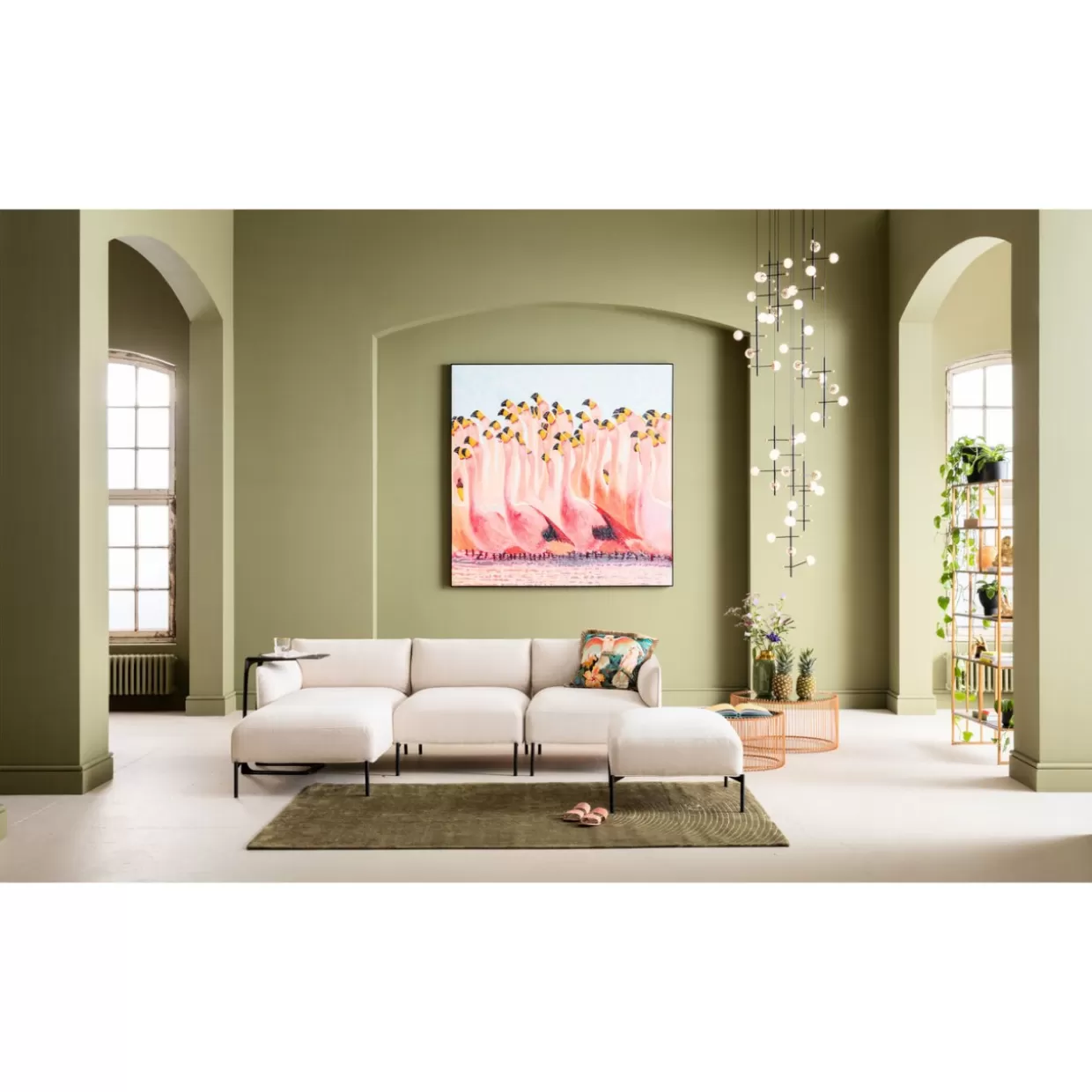 Divano Element 'Chiara' in morbida crema - Design elegante e confortevole da KARE, 76 cm